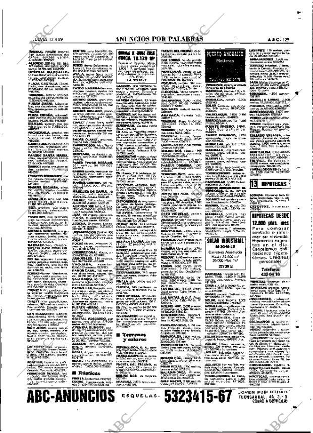 ABC MADRID 13-04-1989 página 129