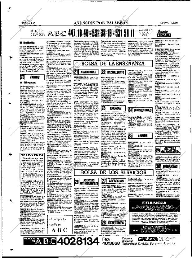 ABC MADRID 13-04-1989 página 132