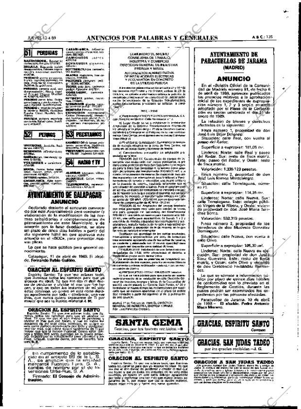 ABC MADRID 13-04-1989 página 135