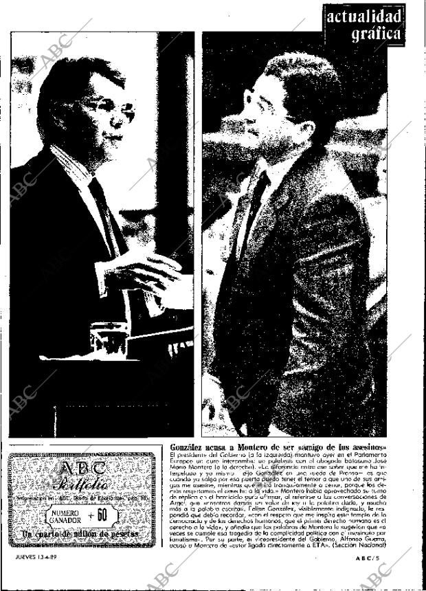 ABC MADRID 13-04-1989 página 5