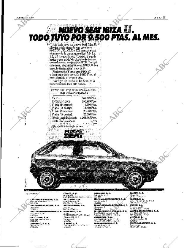 ABC MADRID 13-04-1989 página 55