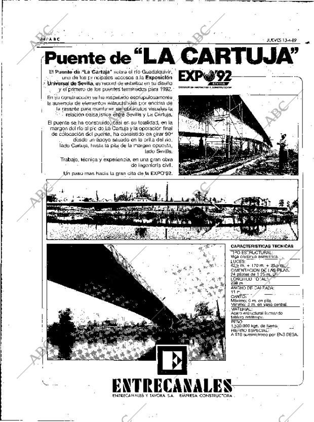 ABC MADRID 13-04-1989 página 64