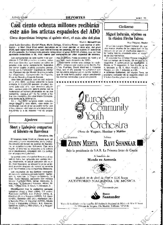 ABC MADRID 13-04-1989 página 95