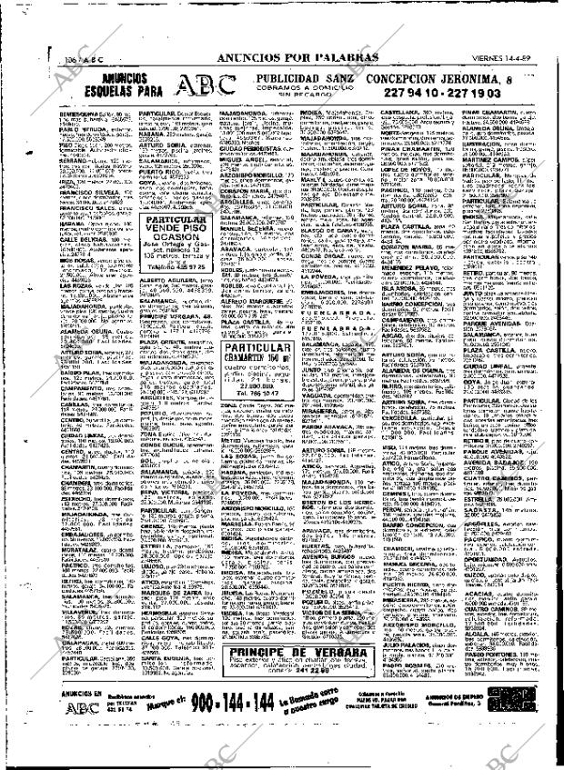 ABC MADRID 14-04-1989 página 106