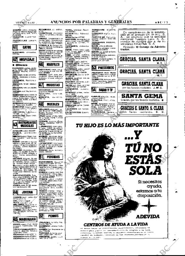 ABC MADRID 14-04-1989 página 113