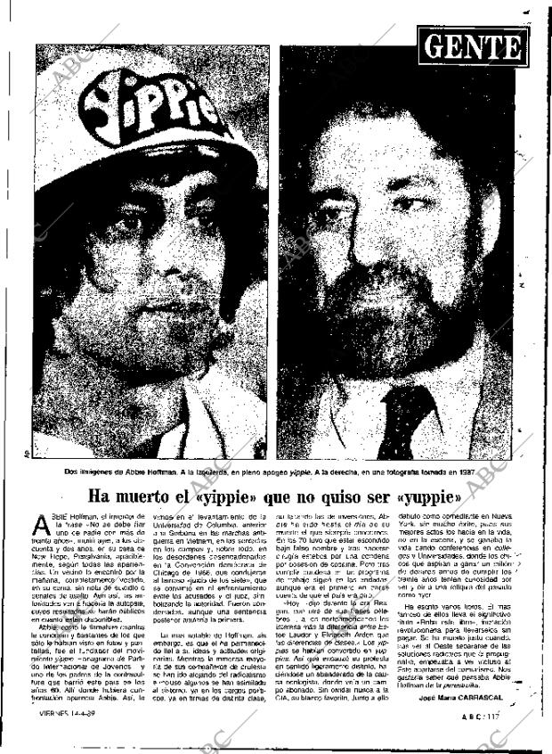 ABC MADRID 14-04-1989 página 117