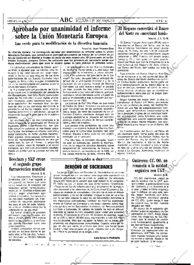 ABC MADRID 14-04-1989 página 47