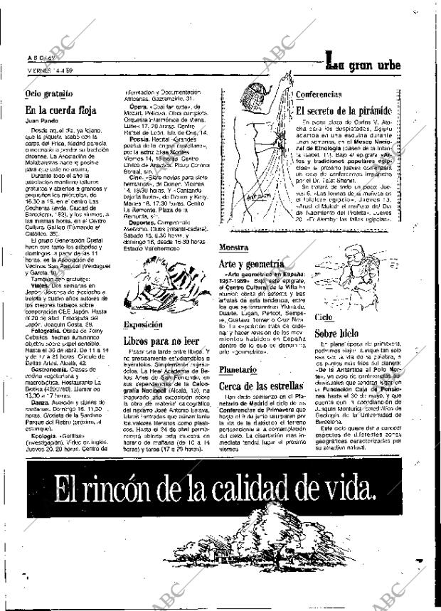 ABC MADRID 14-04-1989 página 69