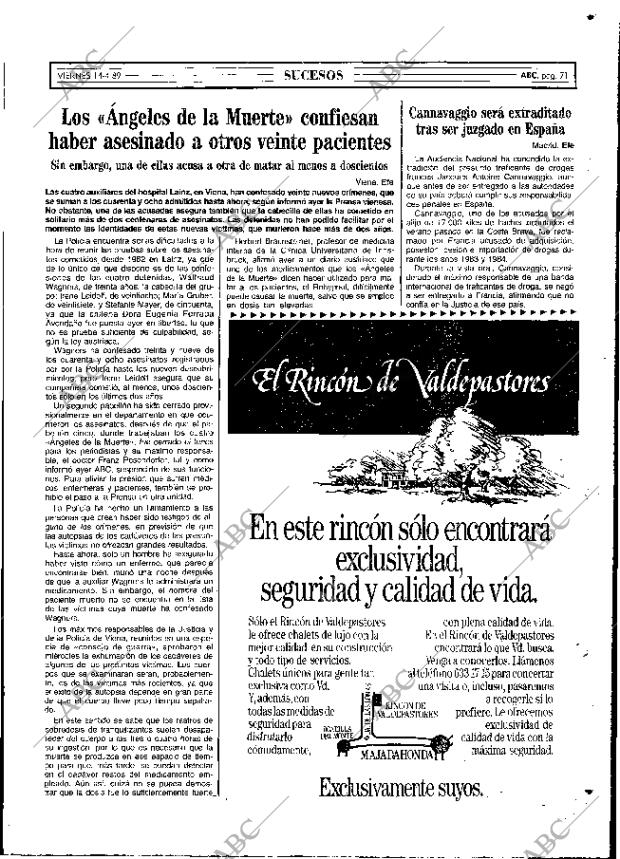 ABC MADRID 14-04-1989 página 71