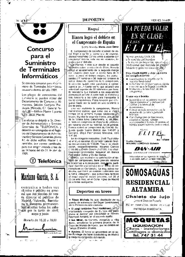 ABC MADRID 14-04-1989 página 76