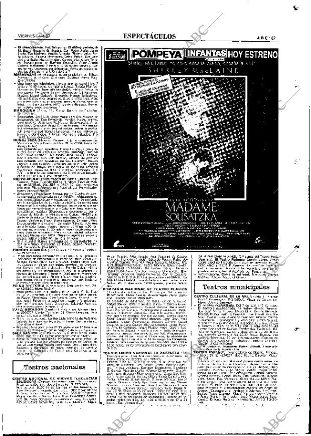 ABC MADRID 14-04-1989 página 87
