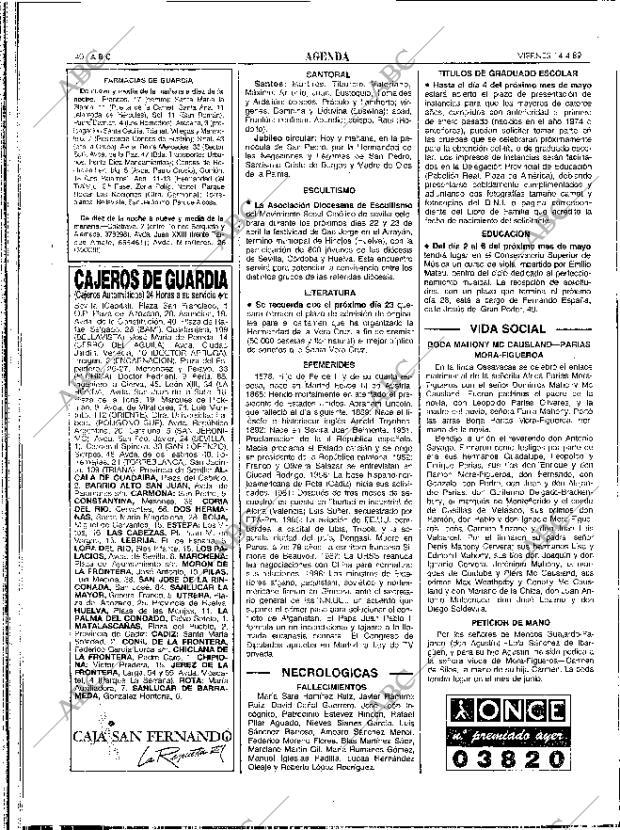 ABC SEVILLA 14-04-1989 página 40