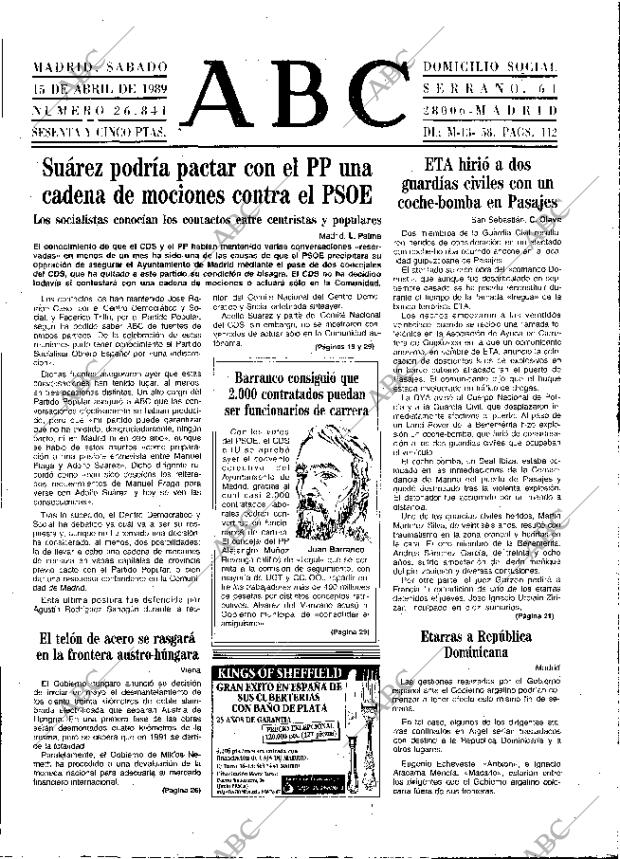 ABC MADRID 15-04-1989 página 13