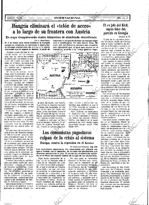 ABC MADRID 15-04-1989 página 25