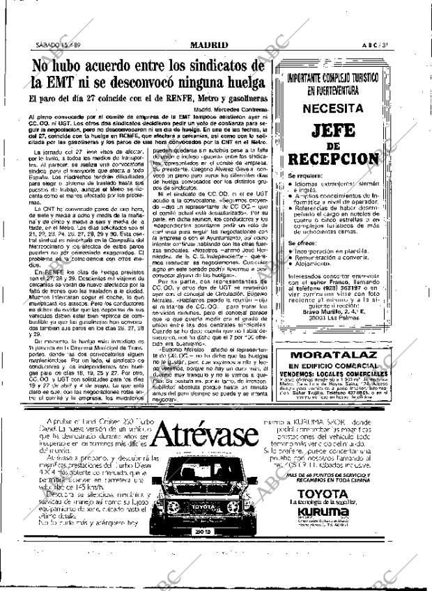 ABC MADRID 15-04-1989 página 31