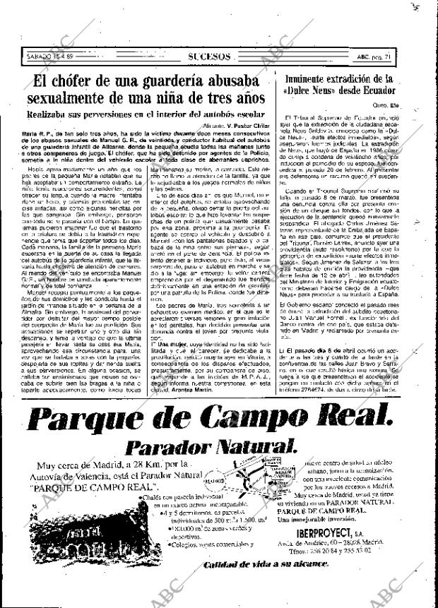 ABC MADRID 15-04-1989 página 71