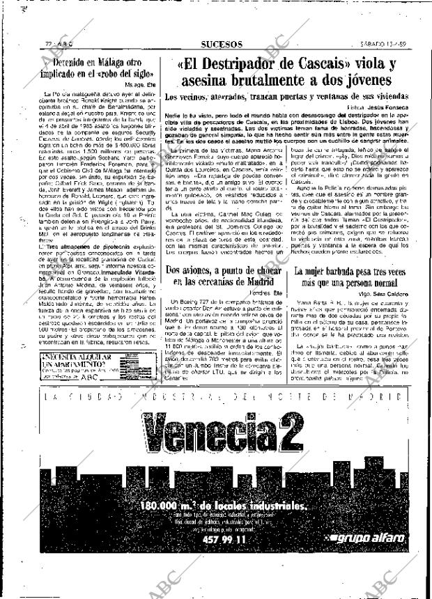 ABC MADRID 15-04-1989 página 72