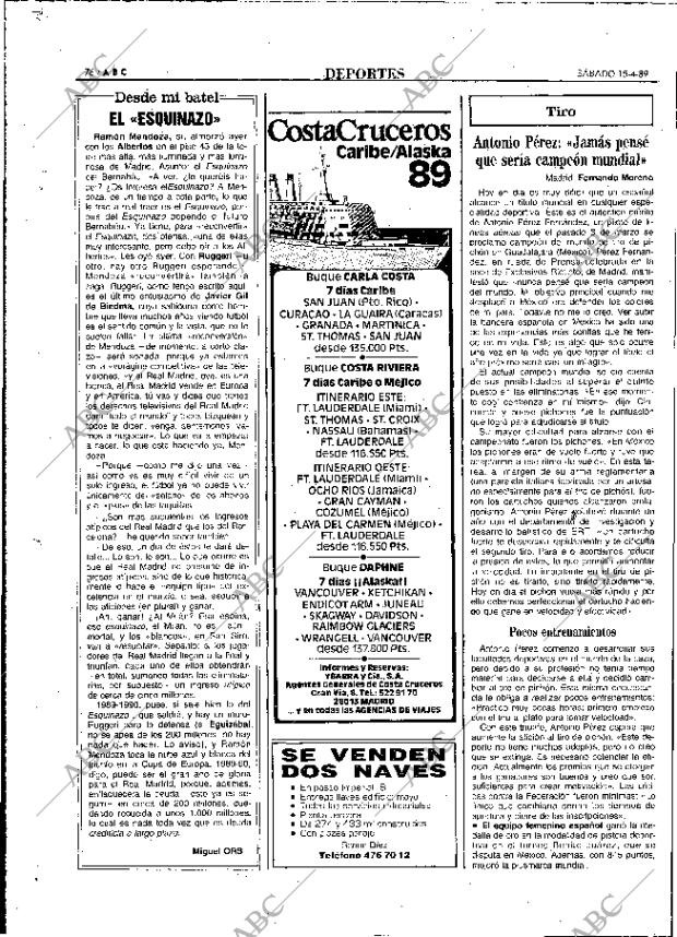 ABC MADRID 15-04-1989 página 76