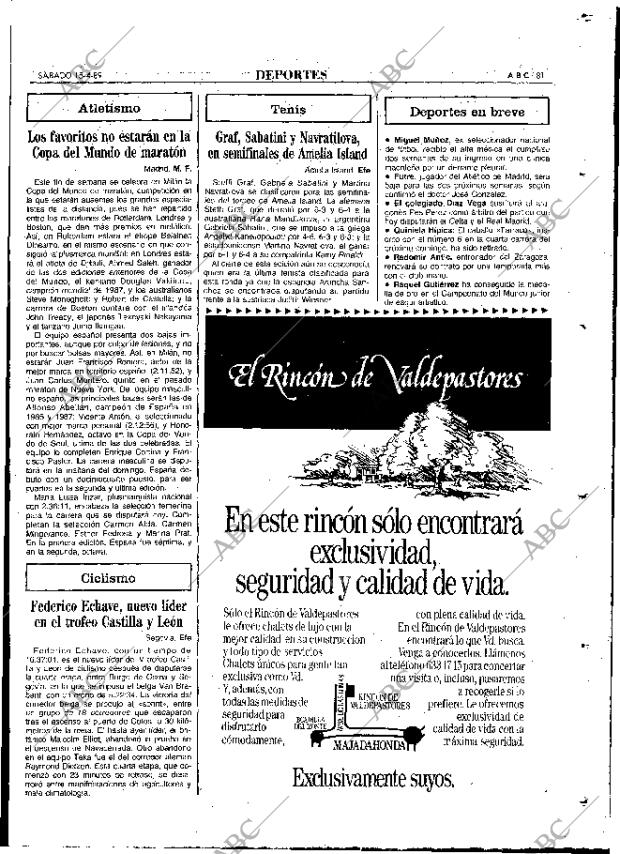 ABC MADRID 15-04-1989 página 81