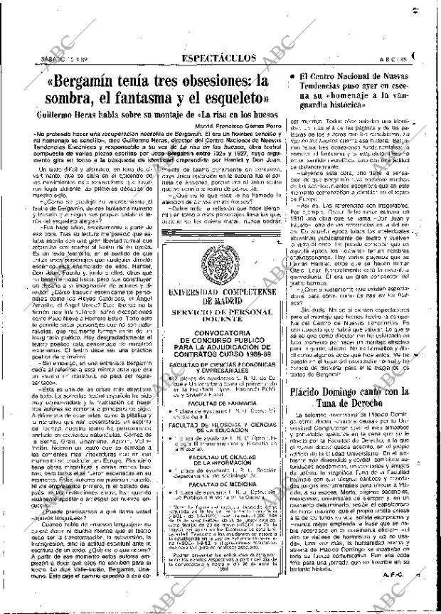 ABC MADRID 15-04-1989 página 85