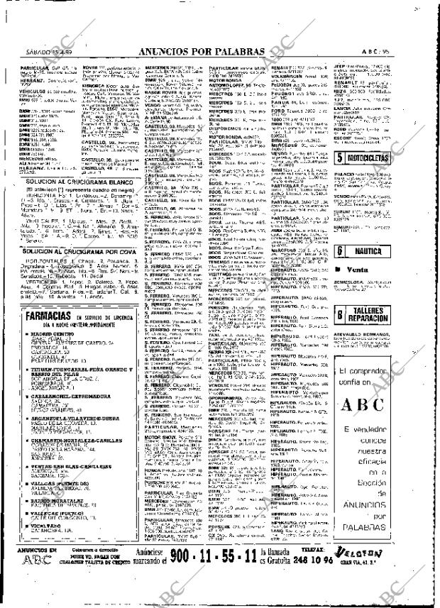 ABC MADRID 15-04-1989 página 95