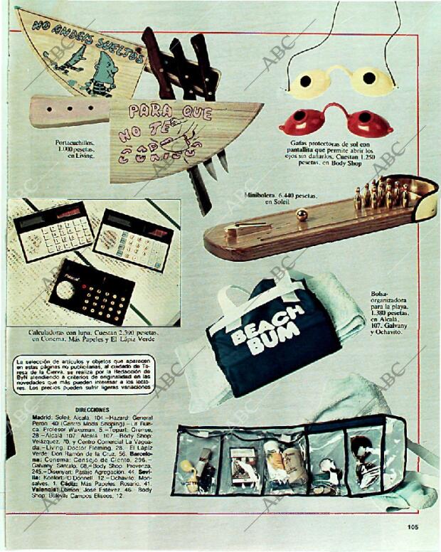 BLANCO Y NEGRO MADRID 16-04-1989 página 105