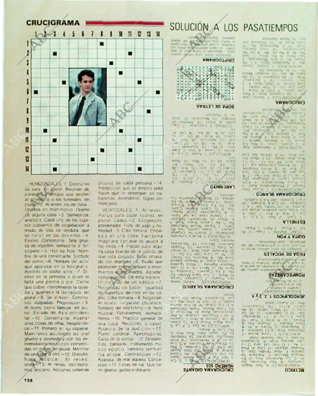 BLANCO Y NEGRO MADRID 16-04-1989 página 138