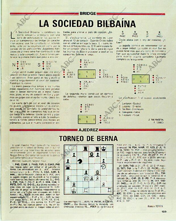 BLANCO Y NEGRO MADRID 16-04-1989 página 139