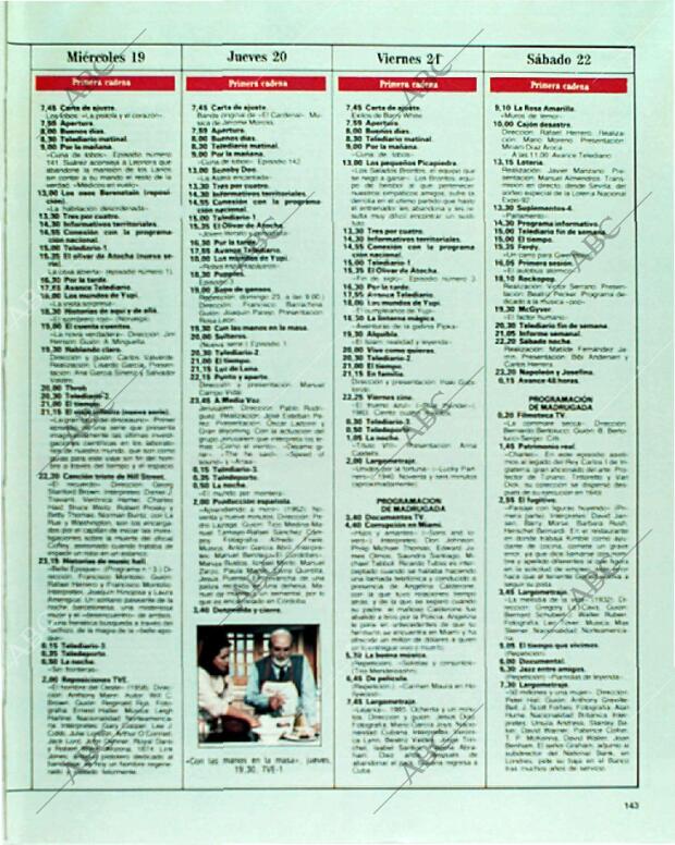 BLANCO Y NEGRO MADRID 16-04-1989 página 143