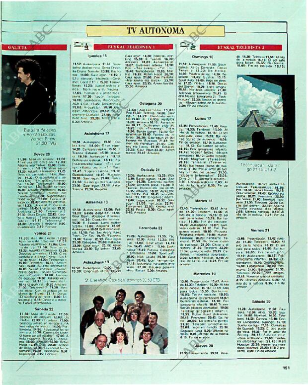 BLANCO Y NEGRO MADRID 16-04-1989 página 151