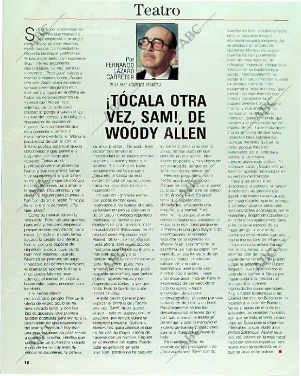 BLANCO Y NEGRO MADRID 16-04-1989 página 16