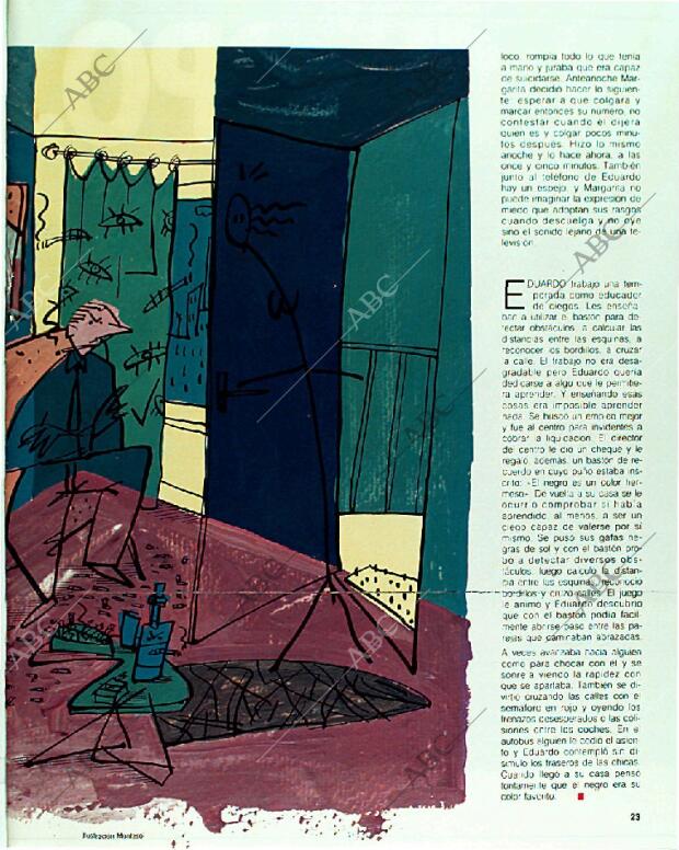 BLANCO Y NEGRO MADRID 16-04-1989 página 23