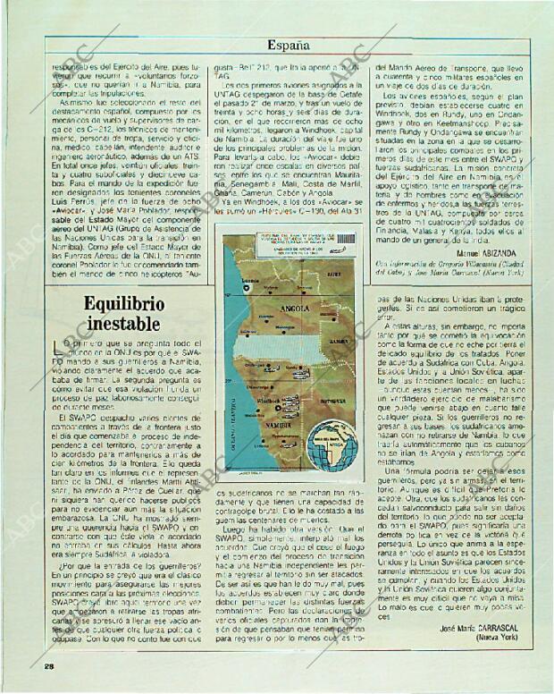 BLANCO Y NEGRO MADRID 16-04-1989 página 28