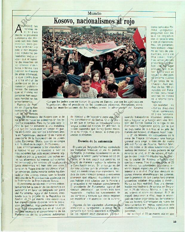 BLANCO Y NEGRO MADRID 16-04-1989 página 33