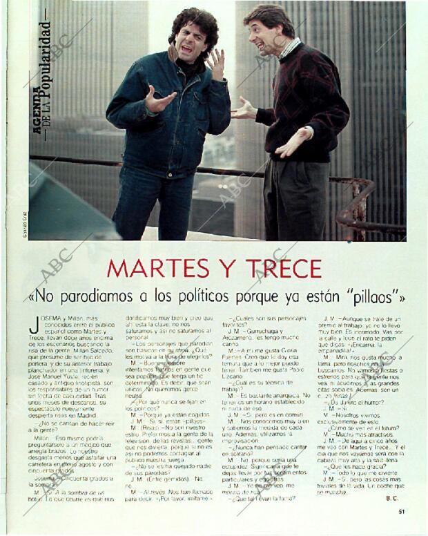BLANCO Y NEGRO MADRID 16-04-1989 página 51