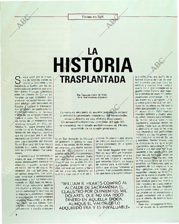 BLANCO Y NEGRO MADRID 16-04-1989 página 6