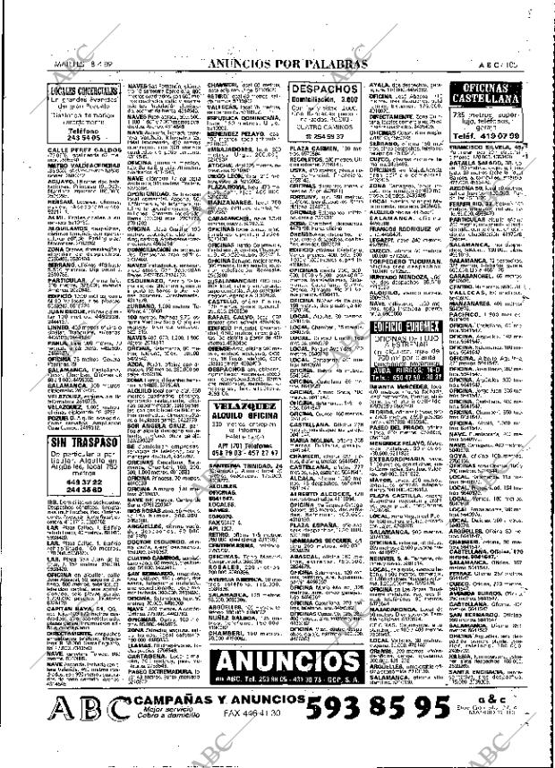 ABC MADRID 18-04-1989 página 105