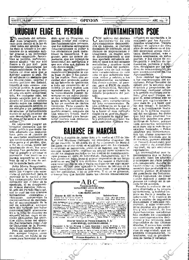 ABC MADRID 18-04-1989 página 19