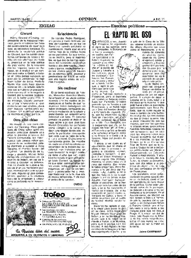 ABC MADRID 18-04-1989 página 21