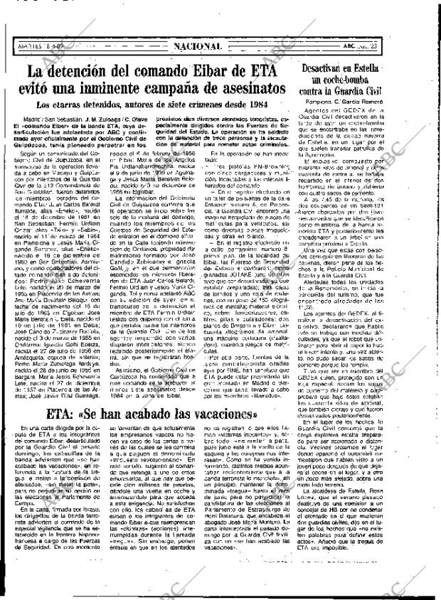 ABC MADRID 18-04-1989 página 23