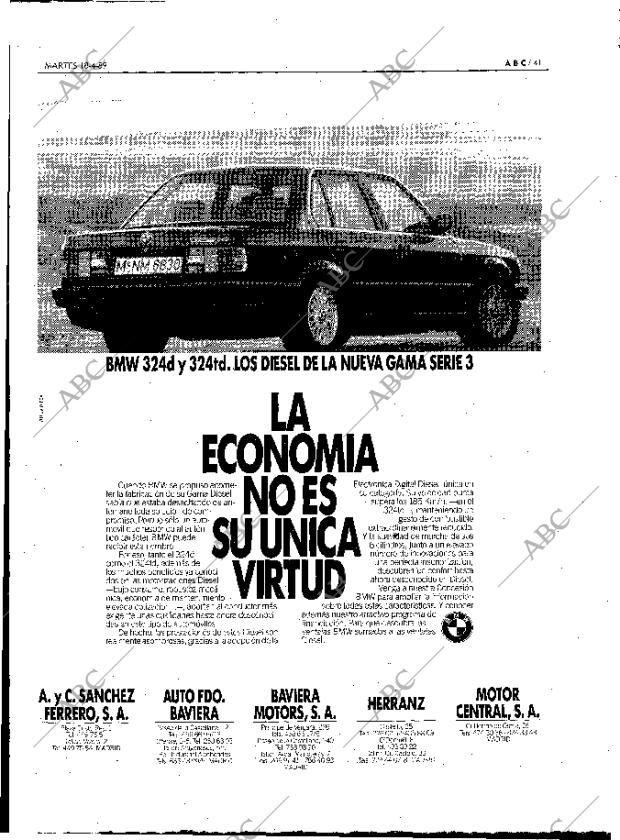 ABC MADRID 18-04-1989 página 41