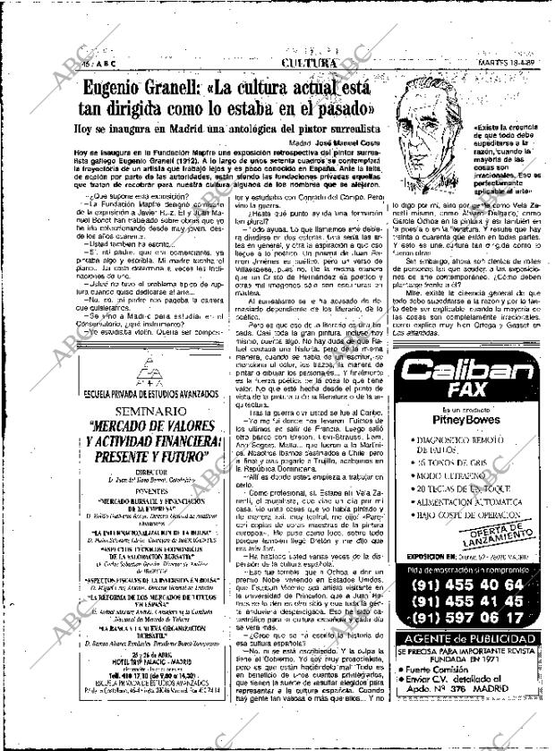 ABC MADRID 18-04-1989 página 46