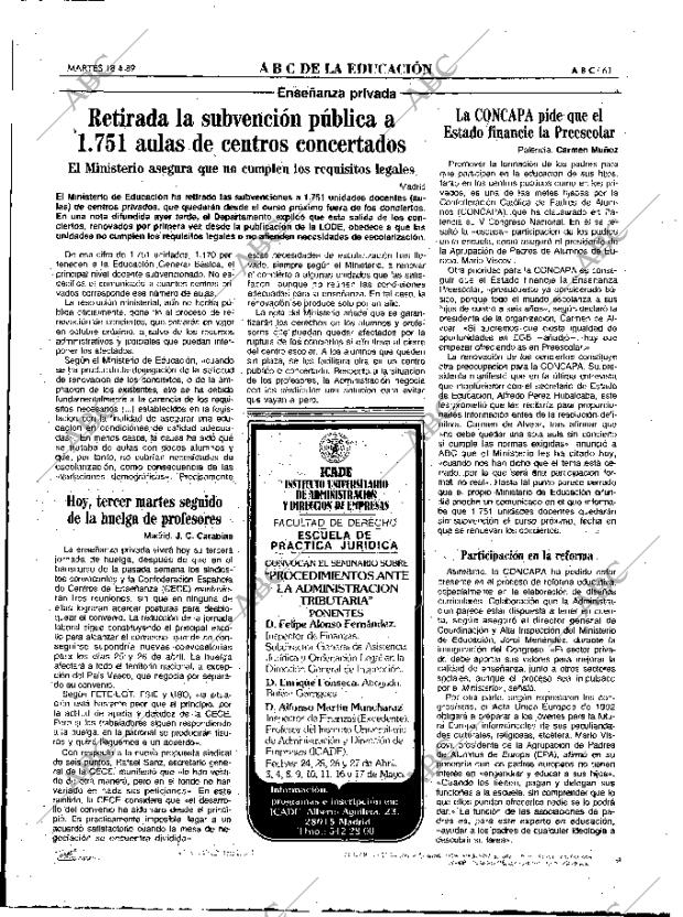 ABC MADRID 18-04-1989 página 61