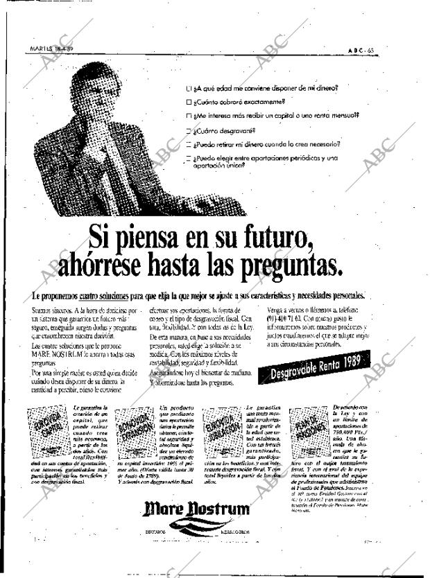 ABC MADRID 18-04-1989 página 63