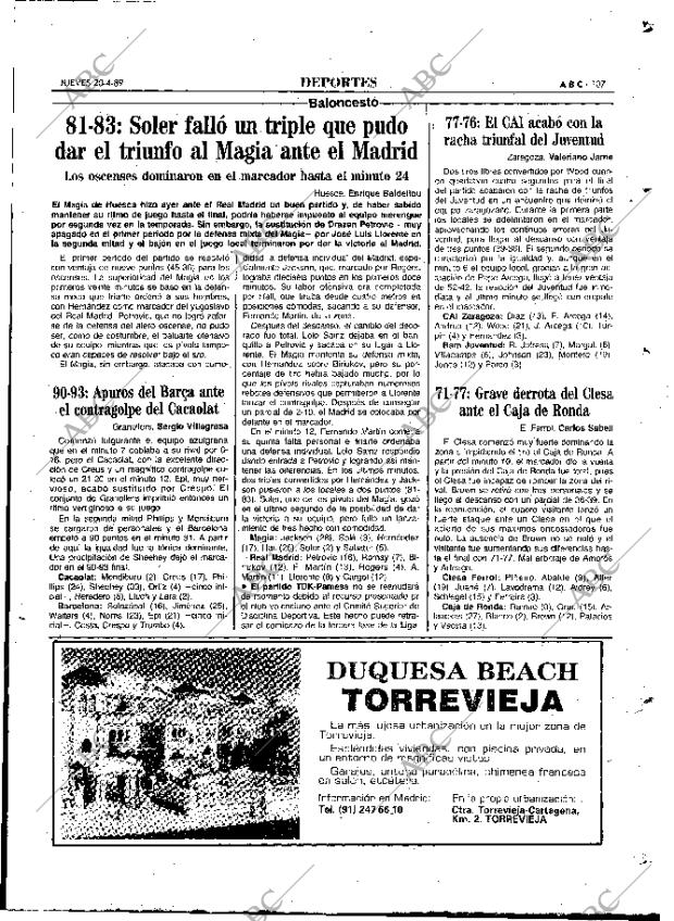 ABC MADRID 20-04-1989 página 107