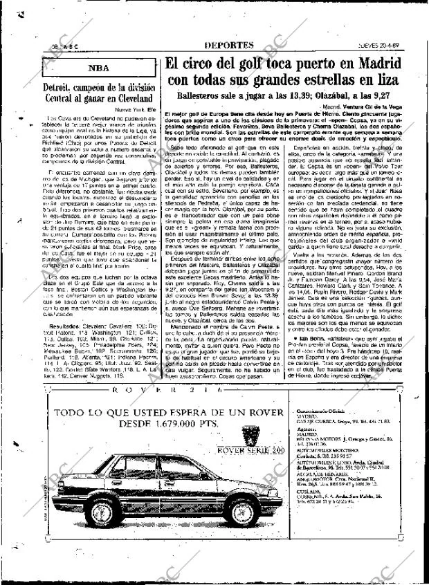ABC MADRID 20-04-1989 página 108