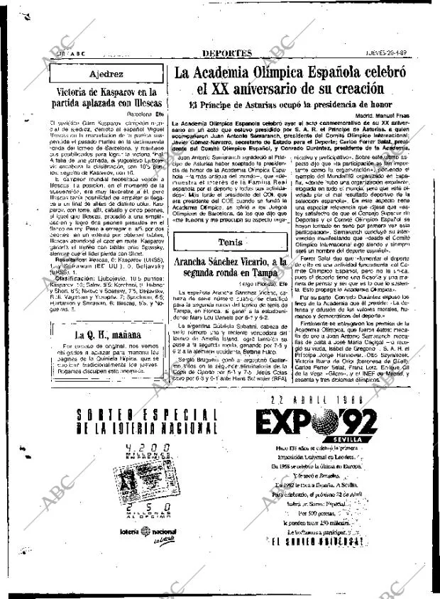 ABC MADRID 20-04-1989 página 110