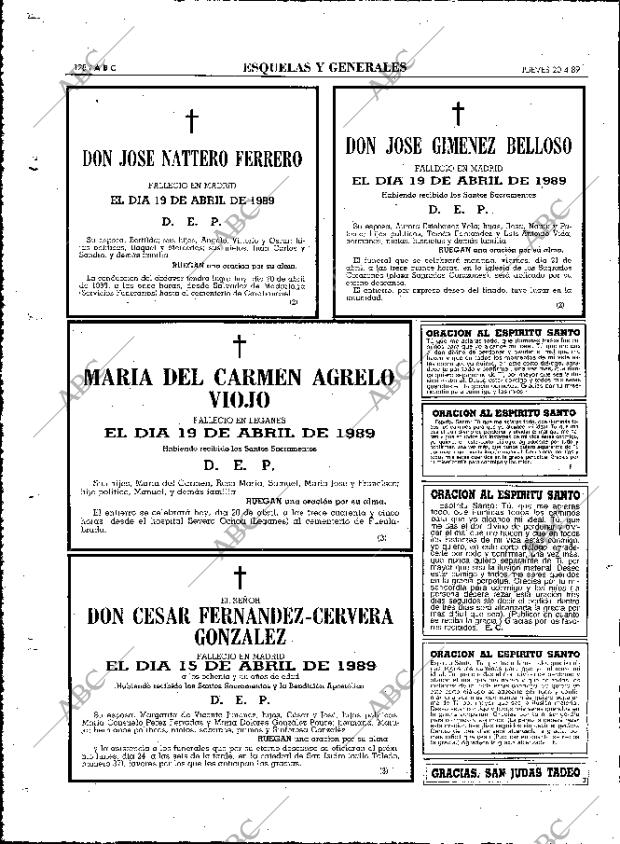 ABC MADRID 20-04-1989 página 128