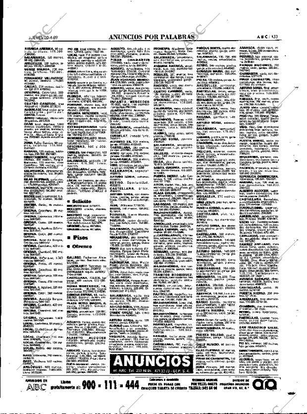 ABC MADRID 20-04-1989 página 133