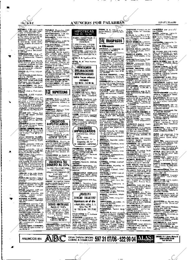 ABC MADRID 20-04-1989 página 144